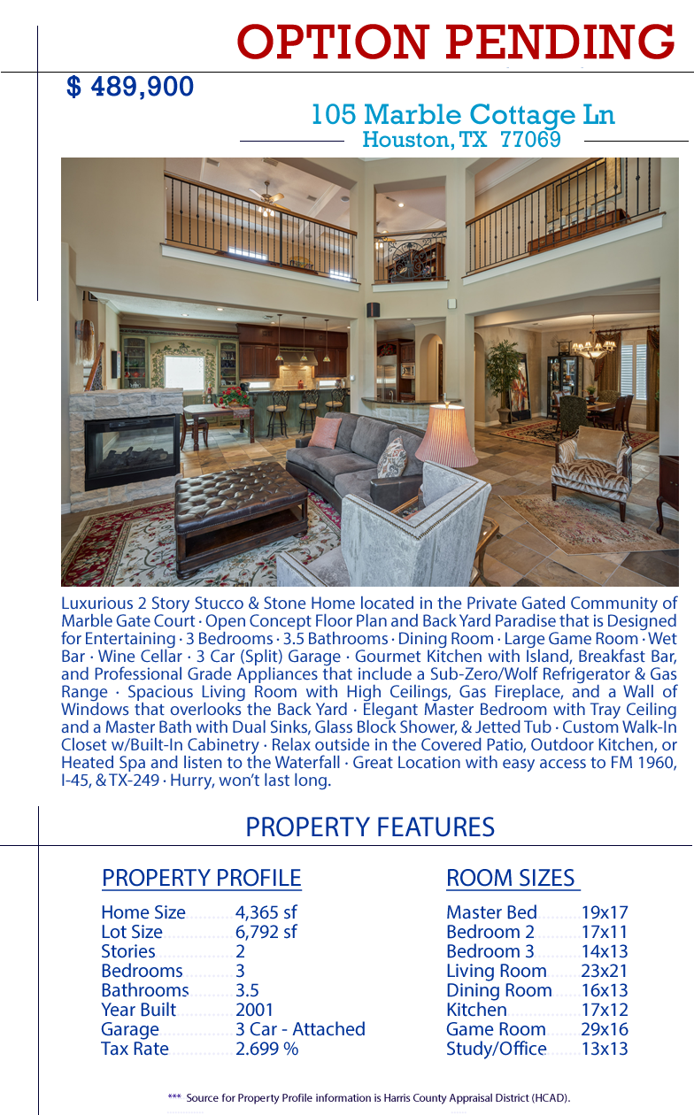 Garrett L McWhorter, Real Estate Agent Houston, The Woodlands and surrounding areas.